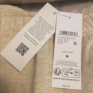 UGG Women’s Classic Fleece Pull-on Sweatpants NWT